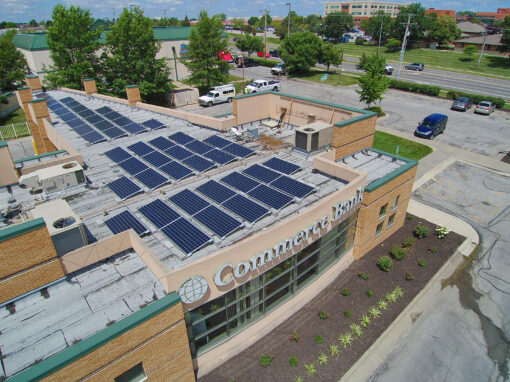 SunPower Solar Array Commerce Bank, Missouri
