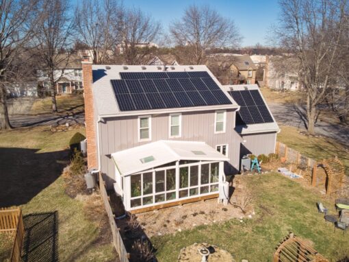 11.9 kW Residential SunPower Solar Installation in Lenexa, Kansas